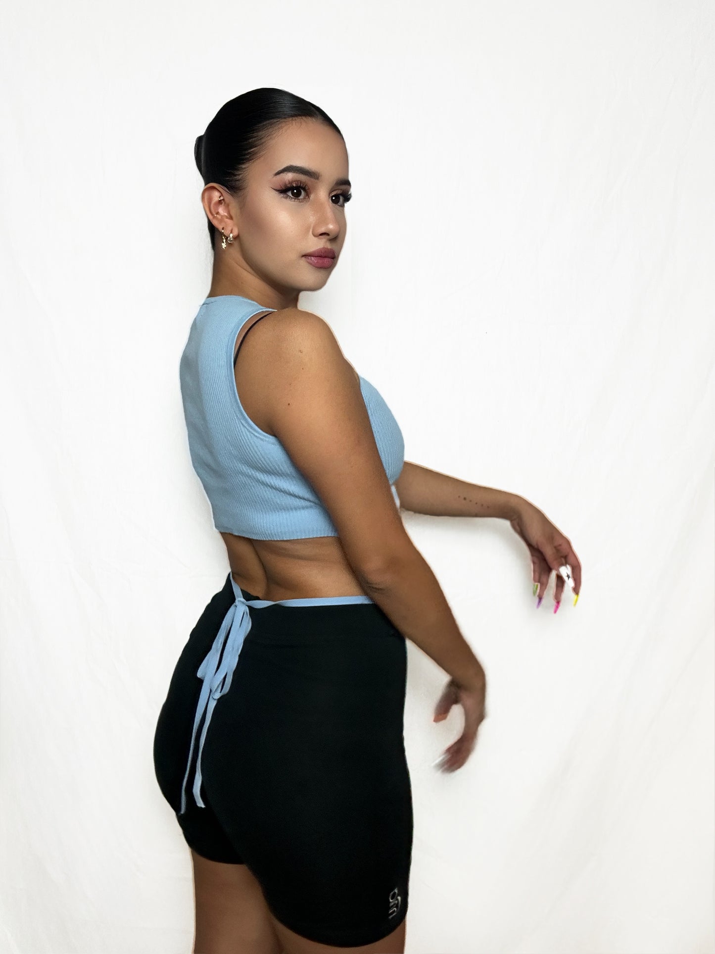 Wrap Blue Top