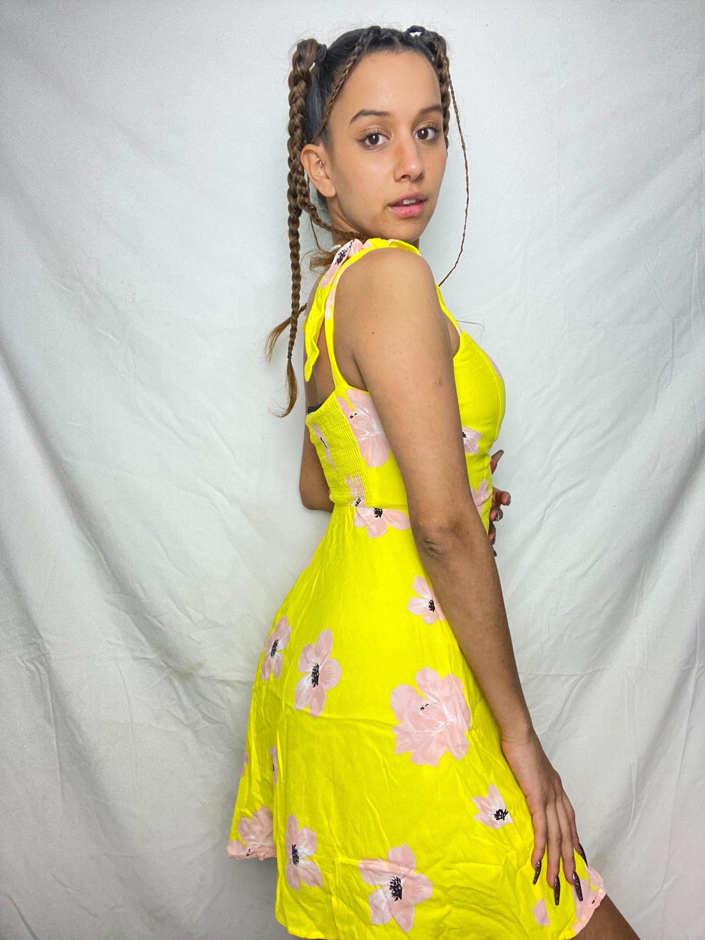 Yellow Flower Dress