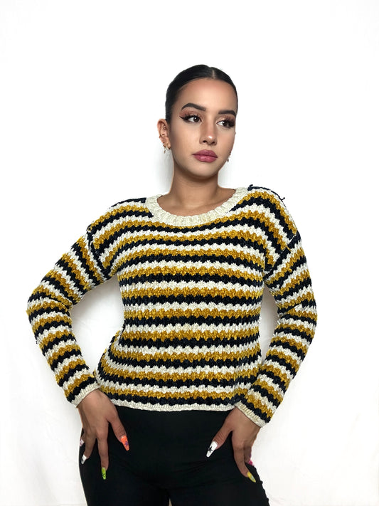 Knit Tri Sweater