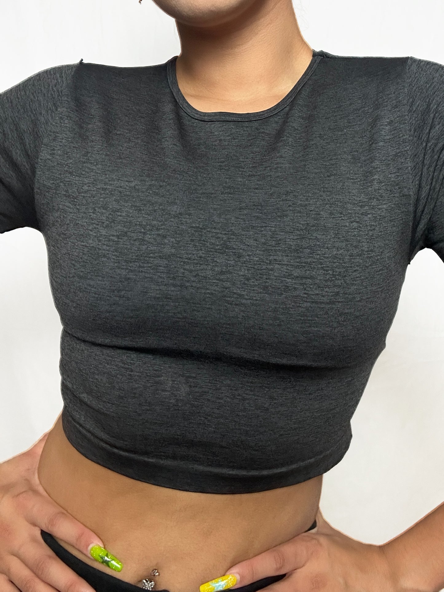 Grey Sport Top