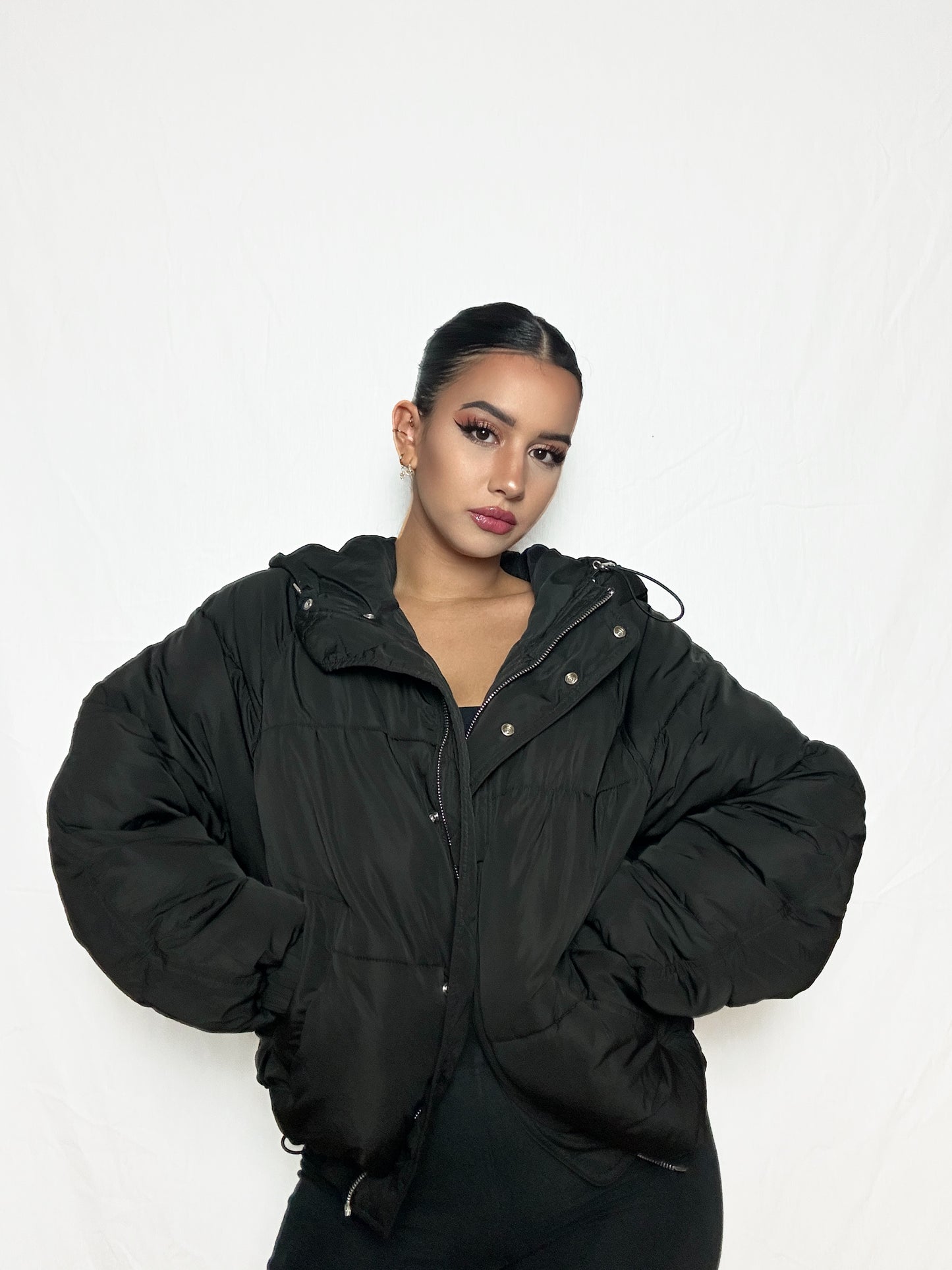 ZARA Black Puffer Jacket