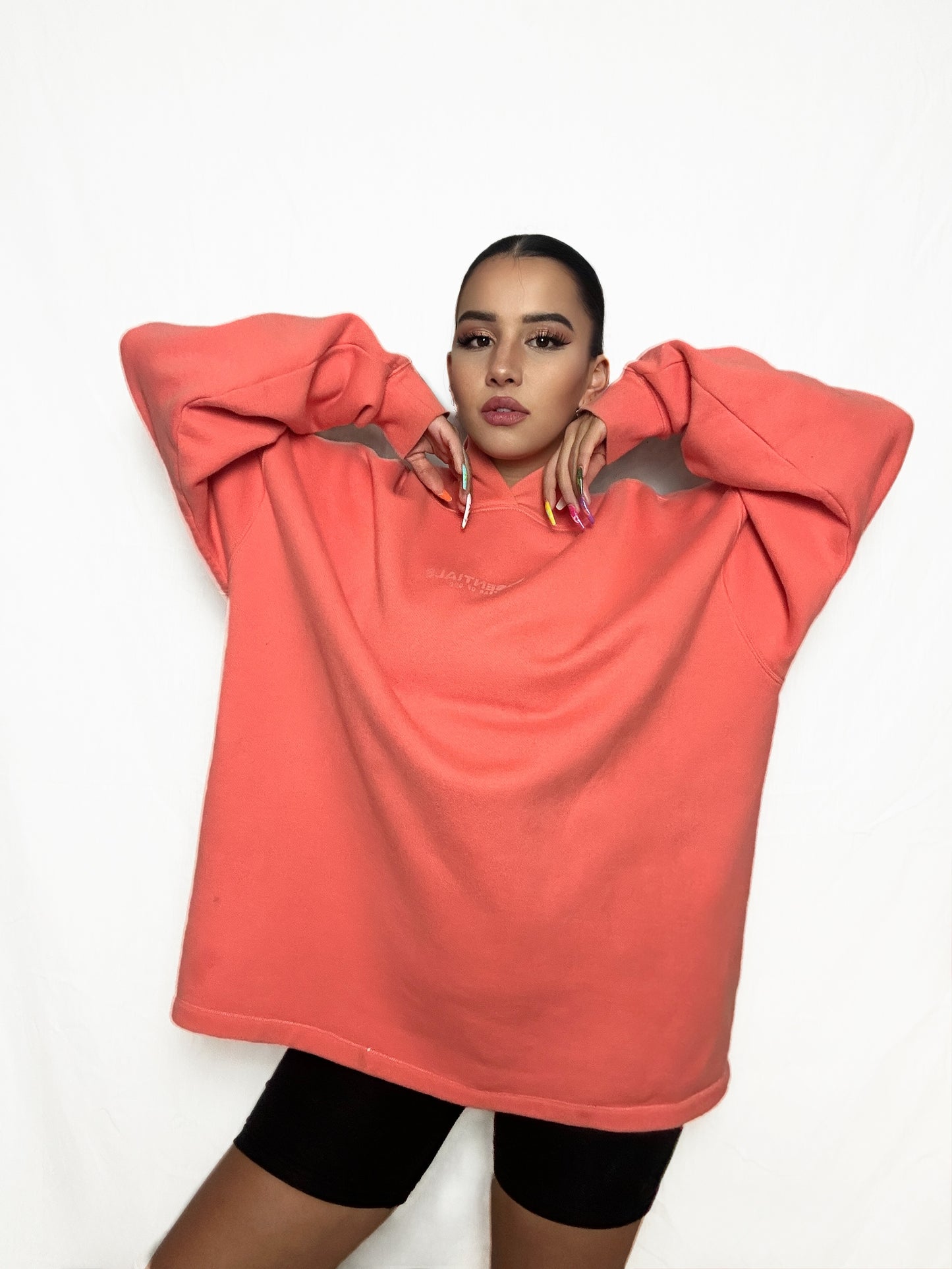 ESSENTIALS Fear of God Coral Hoodie