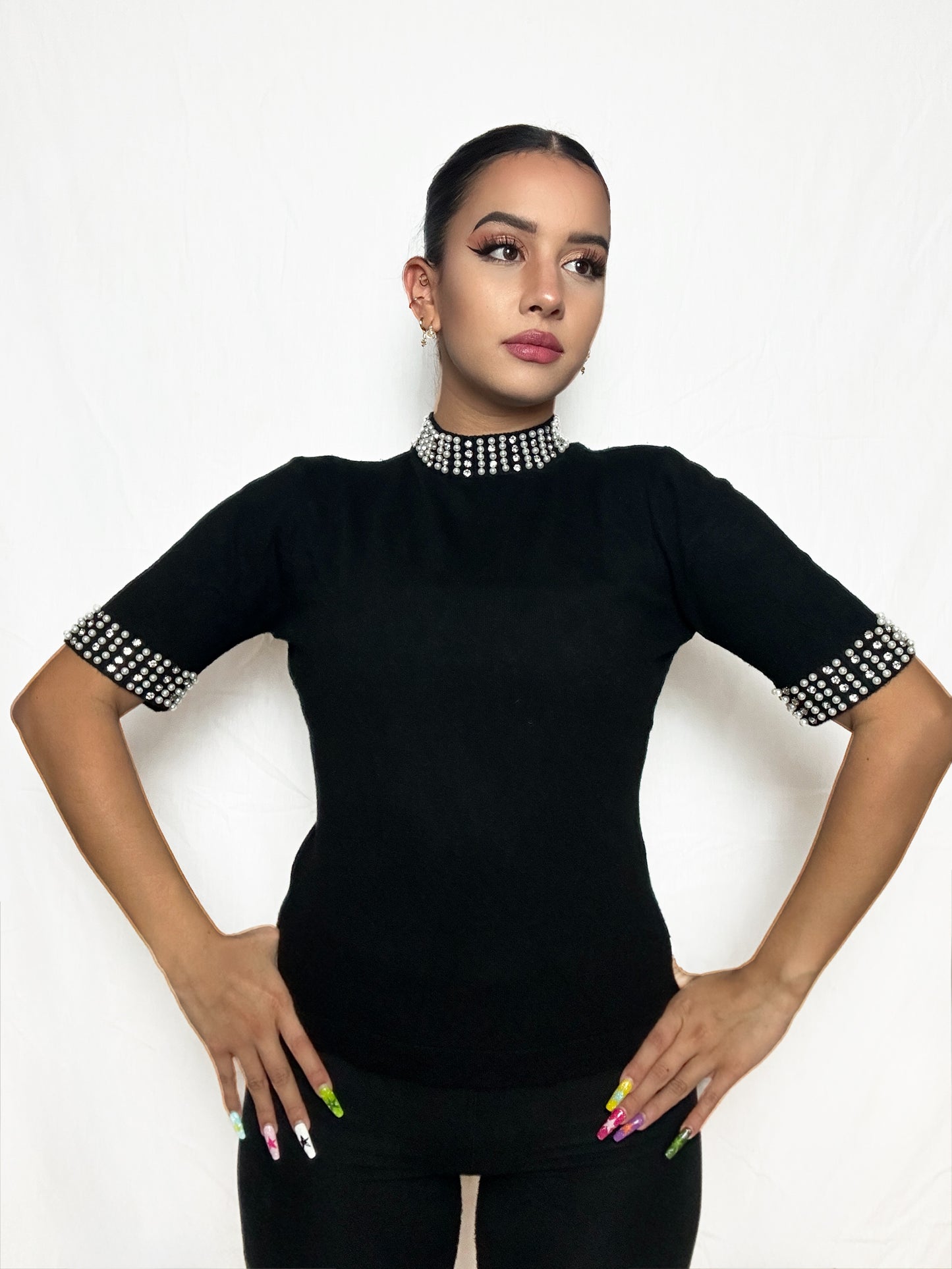 Pearl Black Sweater