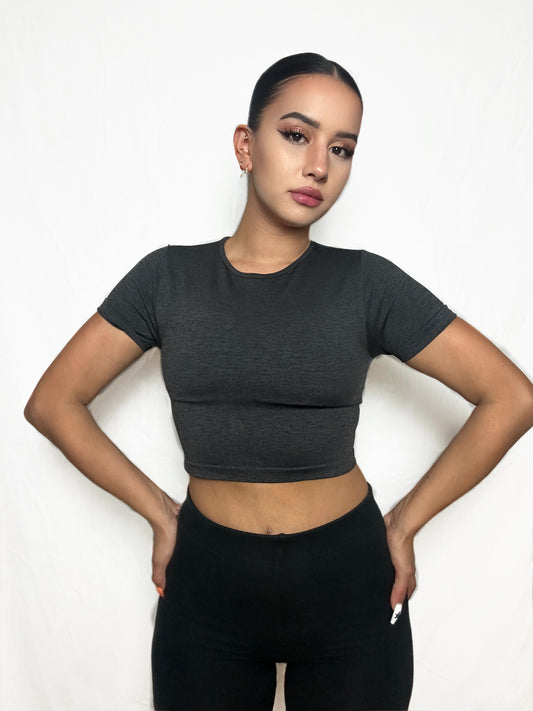 Grey Sport Top