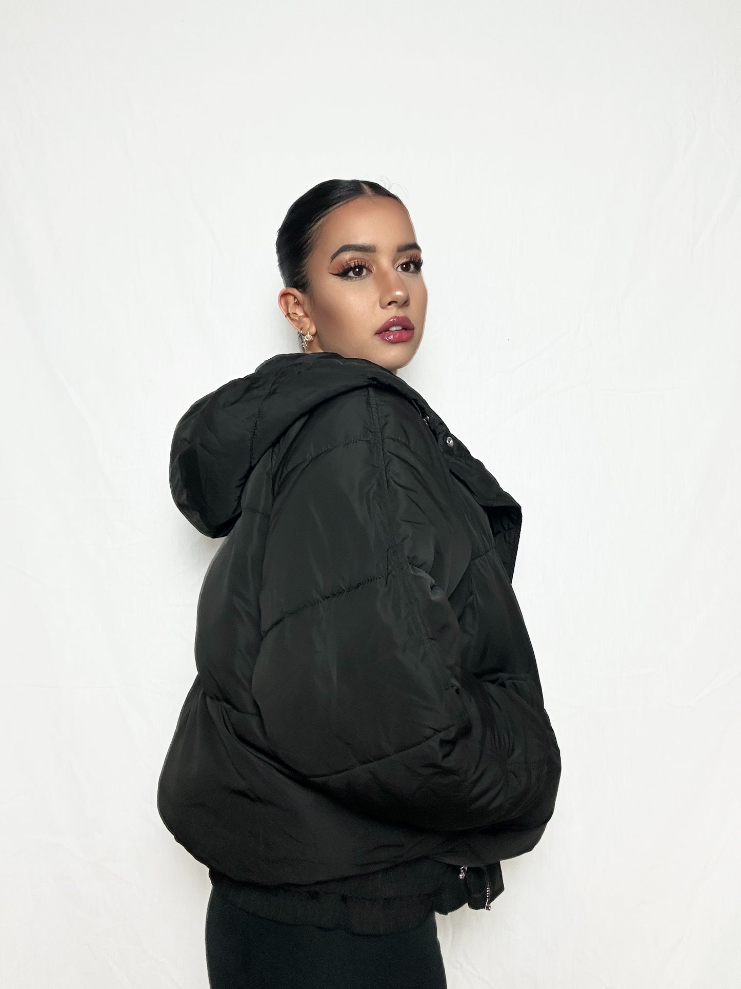 ZARA Black Puffer Jacket