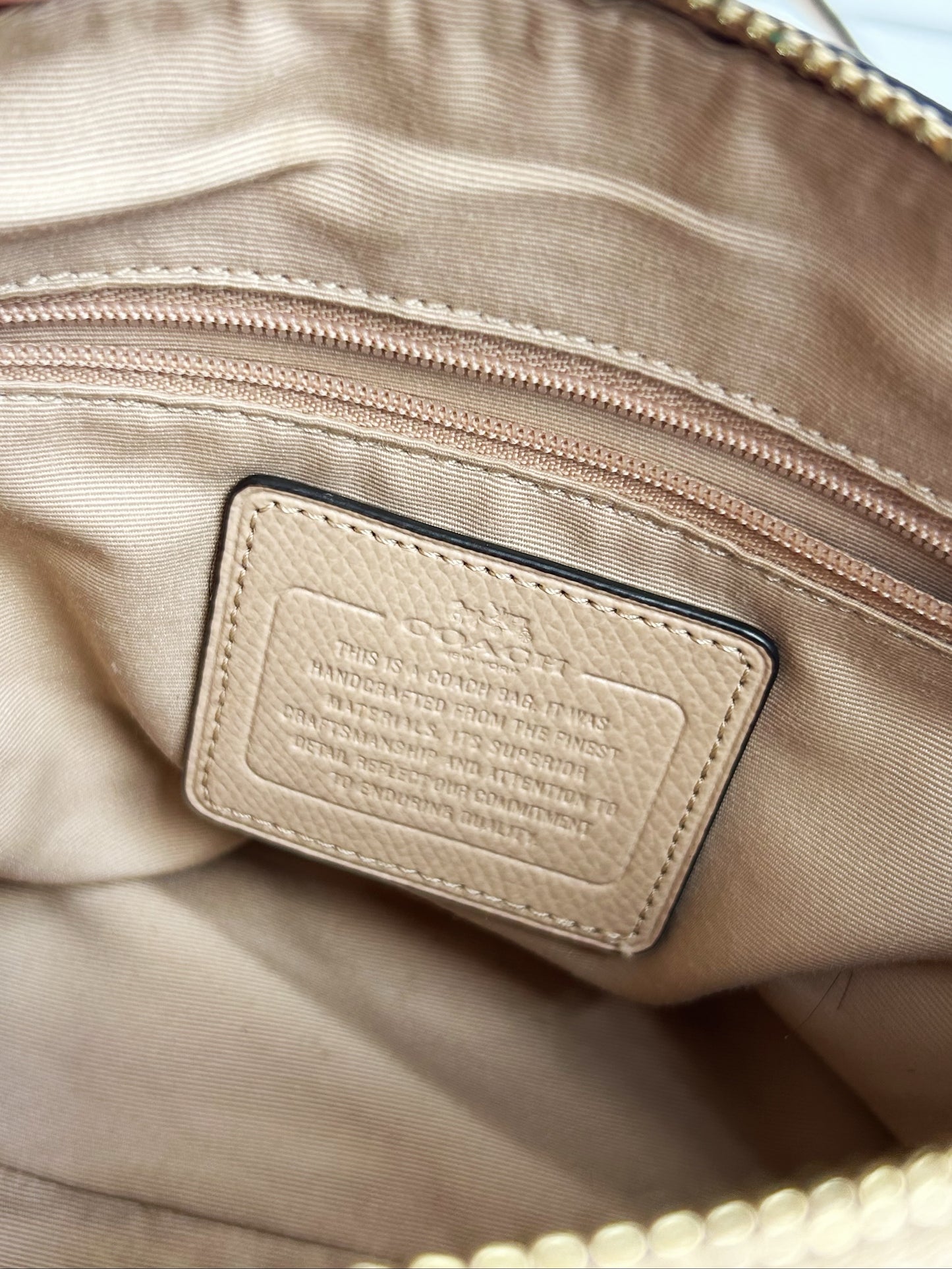 Coach Creme Bag