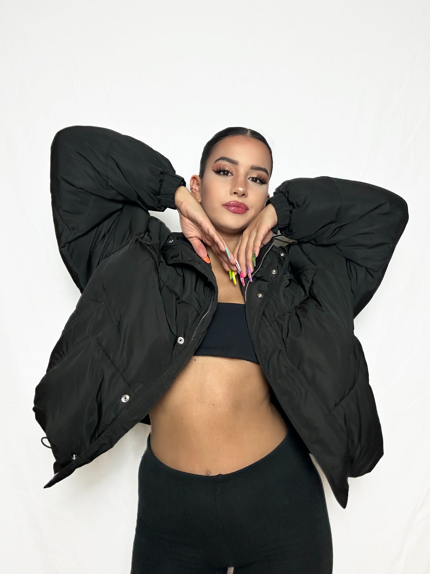 ZARA Black Puffer Jacket