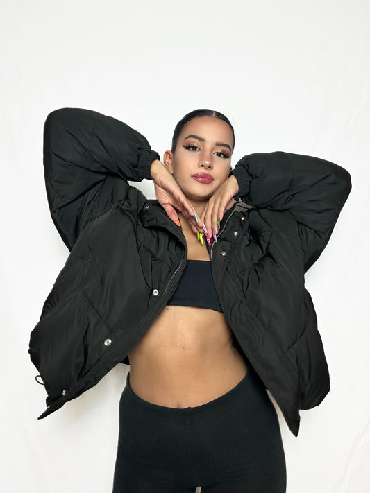 ZARA Black Puffer Jacket