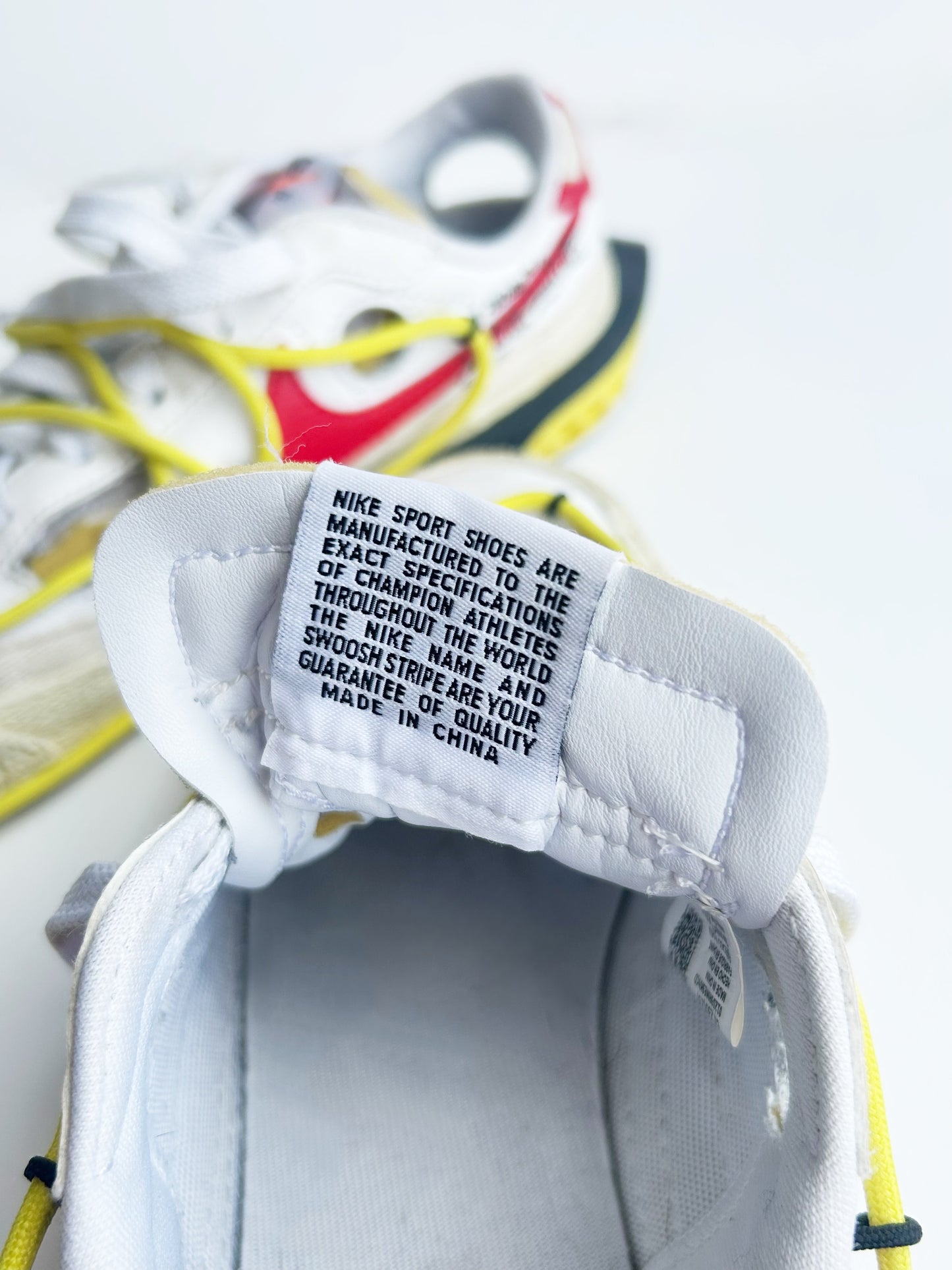 Nike x Off-White Blazer Low “White / University Red”