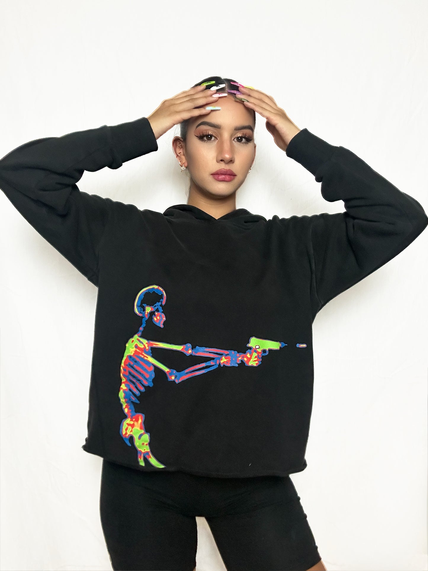 VLONE Cropped Hoodie