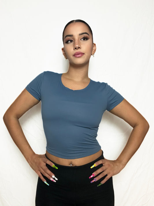 OYSHO Blue Top