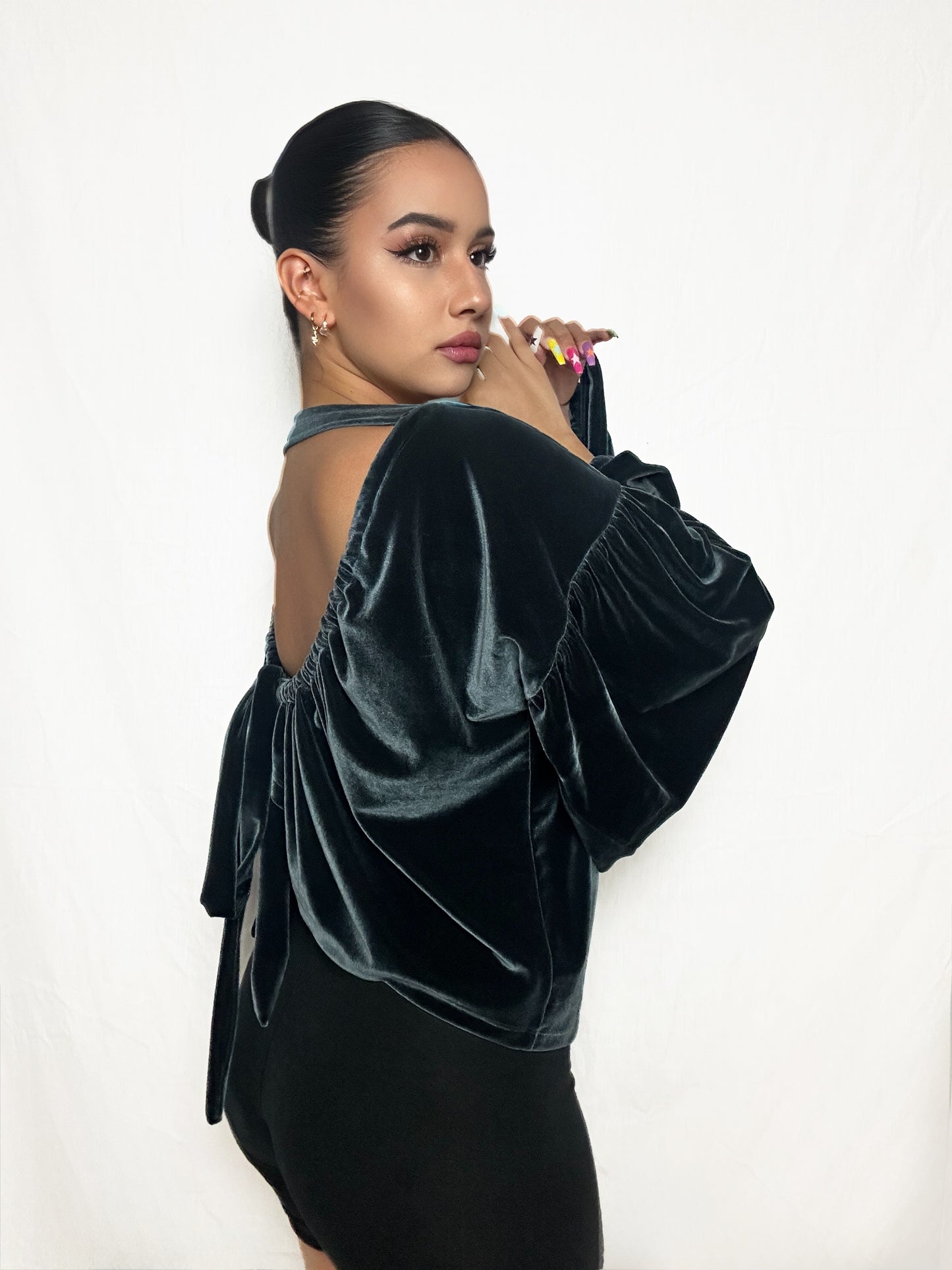 Velvet Blue Sweater