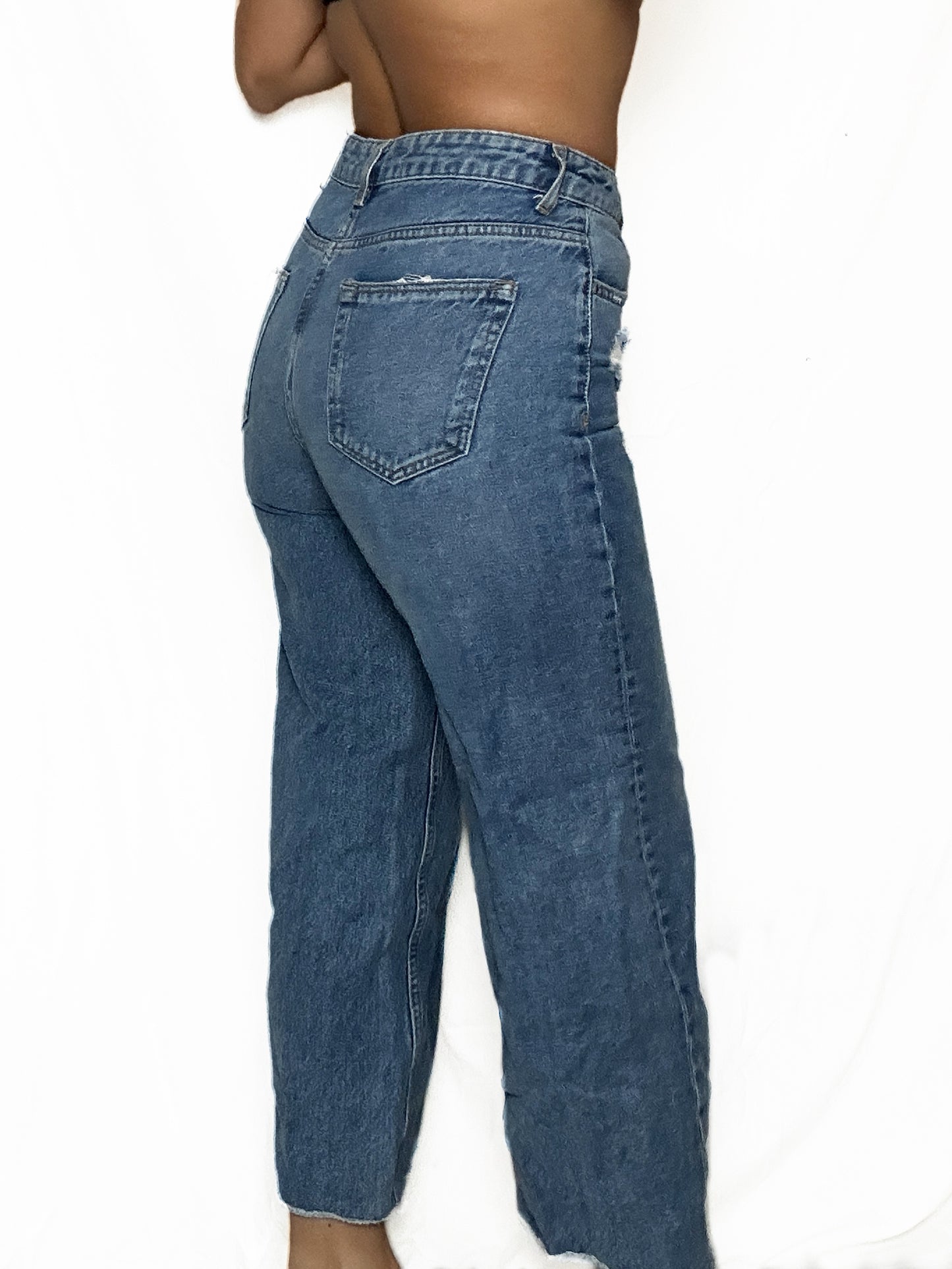 ZARA Straight Blue Jeans