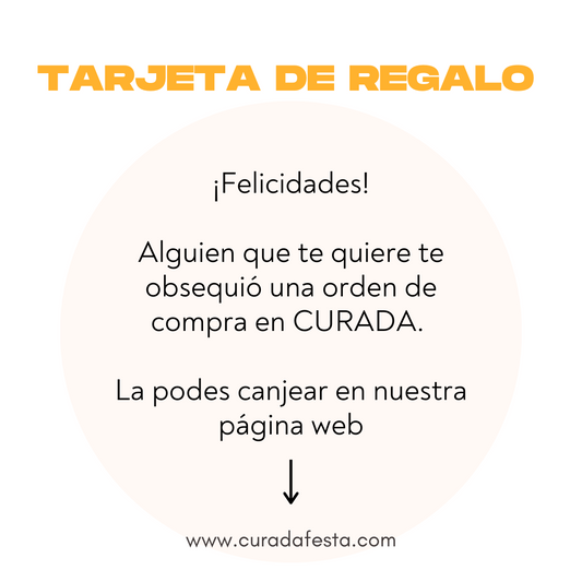 Tarjeta de Regalo Curada