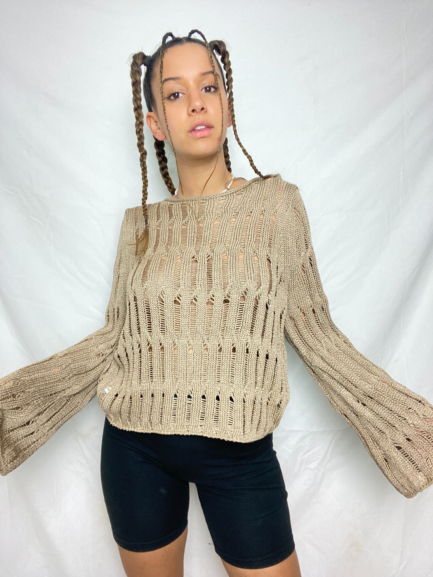 Knit Creme Sweater