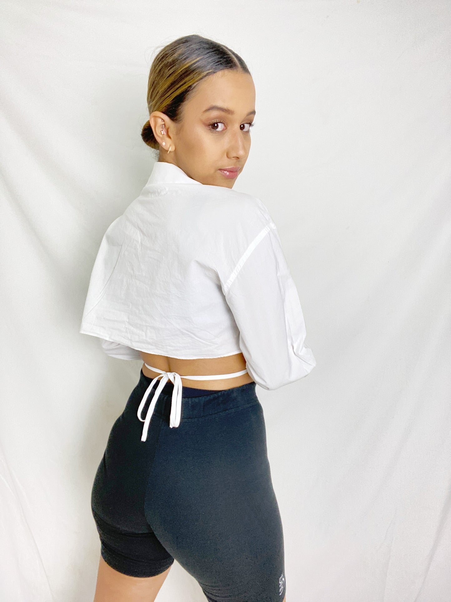 Wrap White Shirt