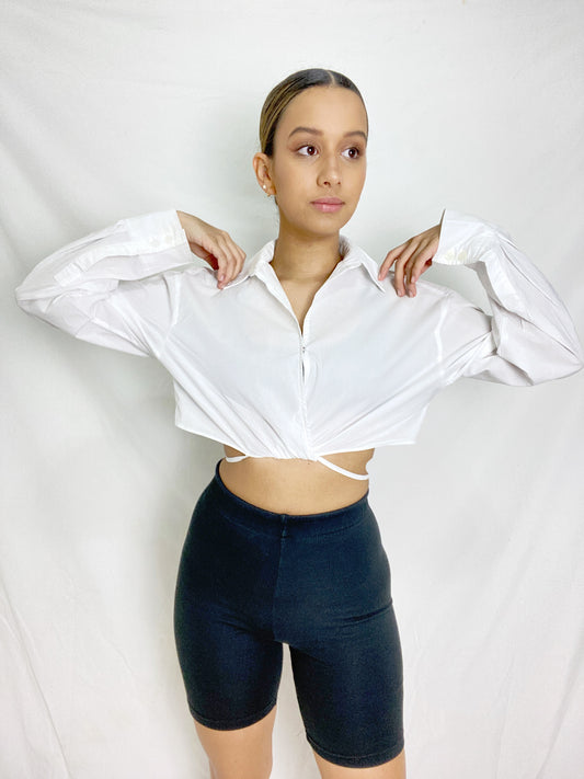 Wrap White Shirt